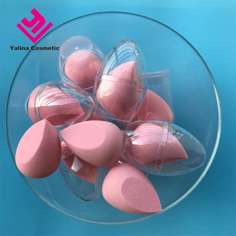 Colorful Sponge Egg Microfiber Super Soft Cosmetic Sponges for Makeup Blending Egg Packaging Reusable