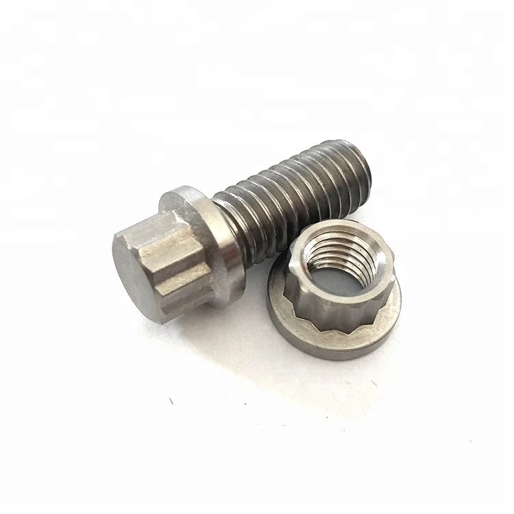 M8 5/16 3/8 Titanium Bolt 12 Point