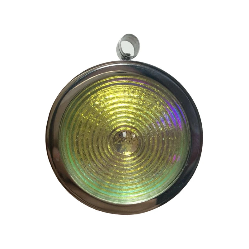 Mini Alpha Spin Health Pendant for Children Quantum Scalar 5000cc Ions Stainless Steel Jewelry Natural Energy Pendant