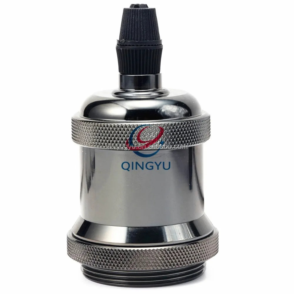 Vintage Bulb Socket E27 Edison Screw Light Metal Lamp Holder Switch Hanging Lamp Energy Saving CE Certified 250V 2-Year Warranty