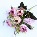 2024 Hot Sales Silk Decoration DIY Flowers Beautiful Rose Peony Artificial Flowers Small Bouquet Flores Home Party Wedding Decor