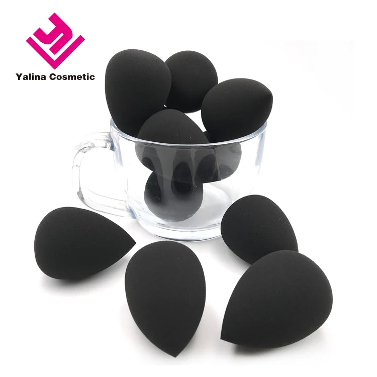 Best Selling Latex Free Expanded in Water Washable Teardrop-Shaped Beauty Powder Puff Big Makeup Sponge Blender