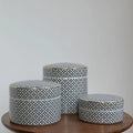 Black Ceramic Jar Storage Jar Ceramic Canister