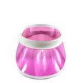 Factory Wholesale Promotion Fashion Cheap Unisex Transparent Plastic UV Sun Visor Hat for Summer