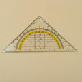 Transparent Plastic 15 cm Straight Ruler for Token Use