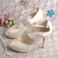 Women Fashion Footwear of Wedding Prom