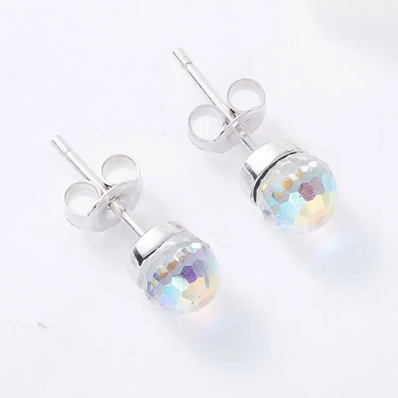 New Model Stud Bling Earring 925 Sterling Silver Earrings Jewelry for Women