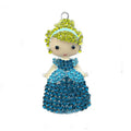 Fashion Jewelry Cartoon Girl Charms Rhinestone Enamel Princess Pendant for Jewelry Making
