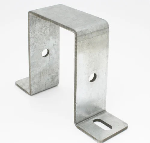 Custom Heavy Duty Blue Zinc Coated Steel Corner Brackets Flat Angel Bending Brackets