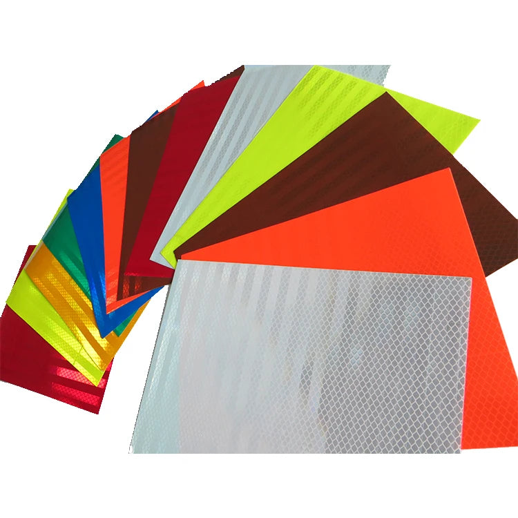 Acrylic High Intensity Prismatic Reflective Sheeting Self Adhesive & Water-proof 5-7 Years Outdoor Life for Road Signs