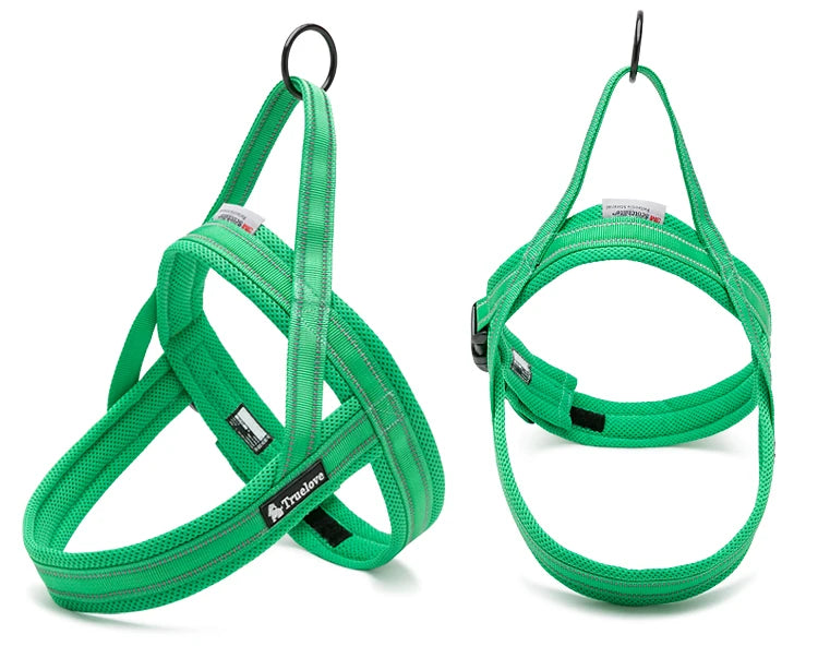Truelove Wholesale Outdoor Adjustable Mesh Dog Harness Best-Selling Large Service Pet Harness No Pull Tactical Dog Harness Set