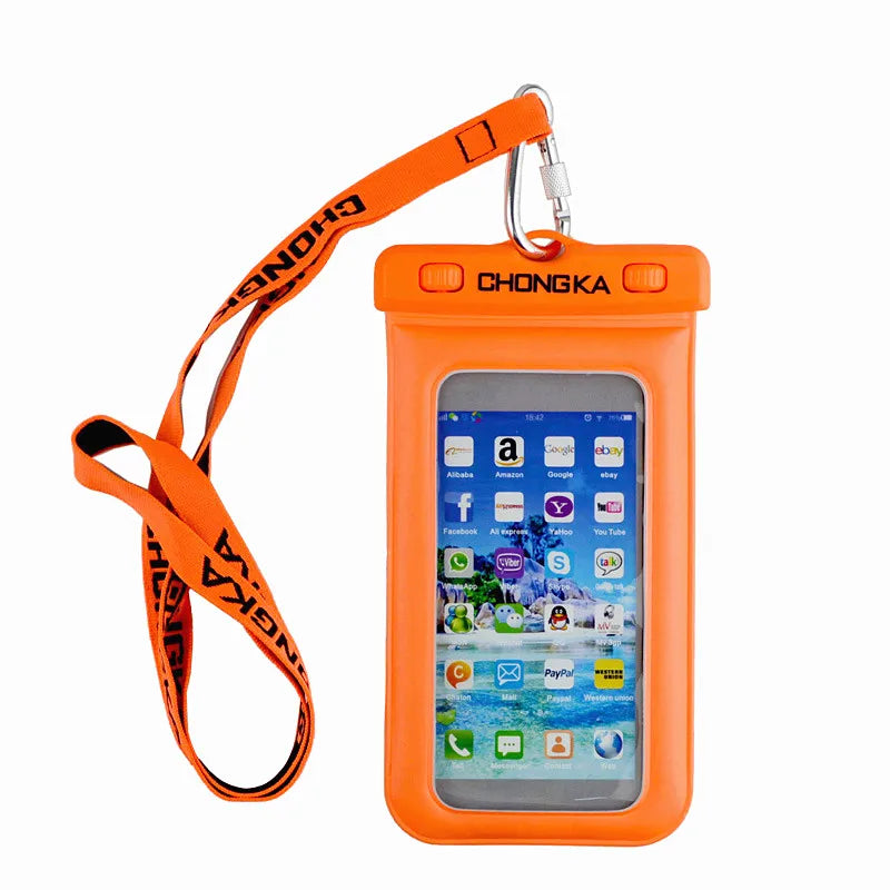 Floating IPX8 Cell Phone Dry Bag Waterproof Phone Pouch for Swimming