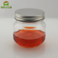 Hot Sale 250ml 8oz square Glass Mason Jam Honey Canning Glass Jar Food Preserve Candy Chilli Sauce Container Jar  with Metal Lid