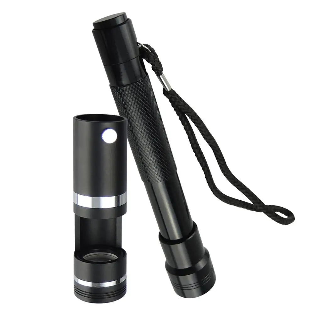NEW Handheld Dark Field 10x Magnification Power Loupe Gem Gemstone Gemology Tester with 18mm Diameter Viewing Lens