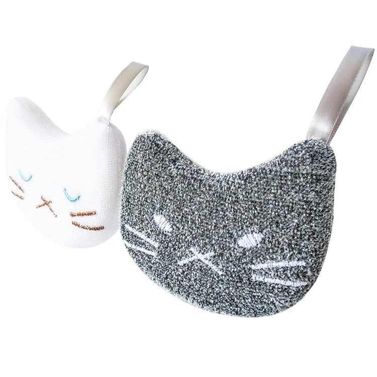 Factory Sale Stainless Steel WoollCat Kitchen Sponge Cleaning Scourer for Kitchen Clean