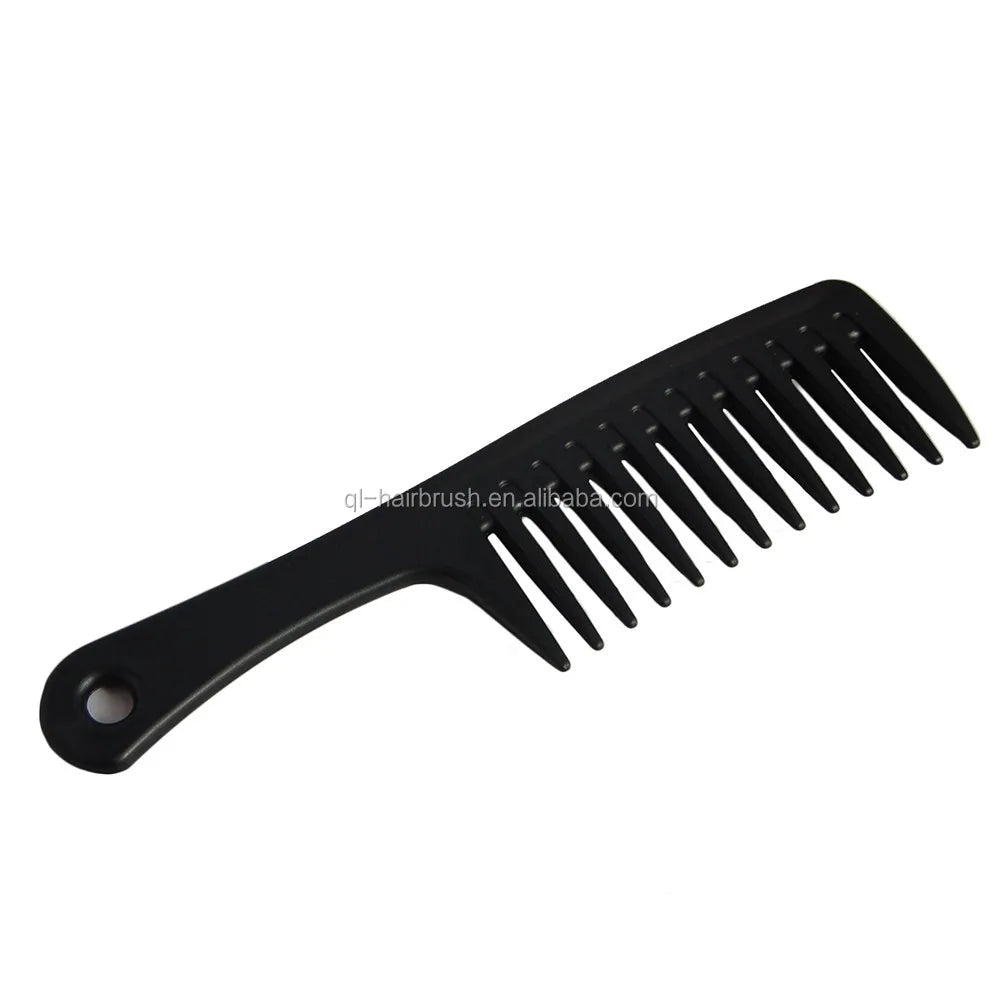 Best Selling Wide Tooth Hair Comb Plastic Flat Top Magic Comb MegaBDM