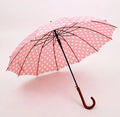 Customized Printing Hot Sell Wooden Handle 24 Inch Rain Umbrella