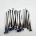 Double Shoulder Stepped SKD61Nitrided Ejector Pins for HASCO DIN1530 Vehicle Mould 48-52HRC Hardness