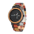 quickshipment For BOBO BIRD Custom Logo Square Wooden Wrist Watch for Men Quartz Sport & Fashion Watch