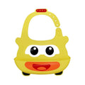 New Arrival Soft Waterproof Eco-friendly PVC Free Cartoon Taxi Car Printed Silicone Baby Bibs