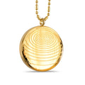 Quantum Scalar Bio Classic Positive Energy Stainless Steel Gold Pendant for Children's Gift