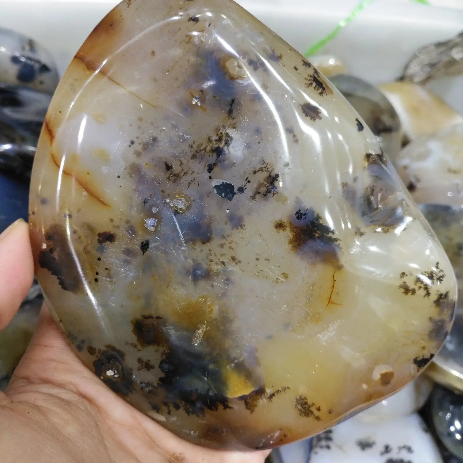 Ocean Marine Chalcedony Raw Agate Stone Raw Rough Stone for Crystal Decorations Agate Marine