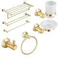 New Brushed Gold Bathroom Accessories Stainless Steel Hardware Set