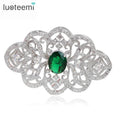 LUOTEEMI Wholesale Luxury Fashion Beautiful Elegant Women Wedding Invitations Flower Brooch Bouquet