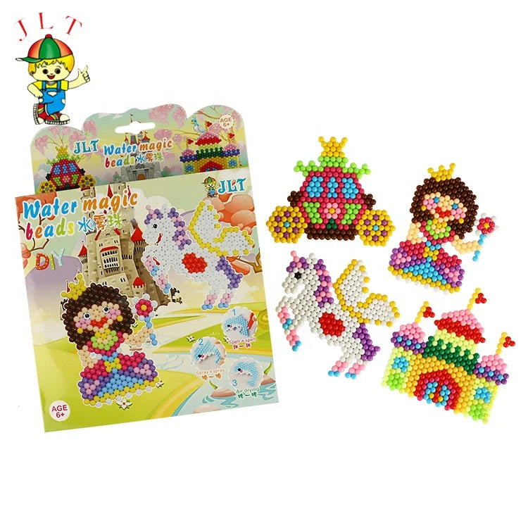 2023 Mini Educational Toys 3D DIY Water Magic Beads Sticky Spray Crystal Beads Water PVA Fuse Beads