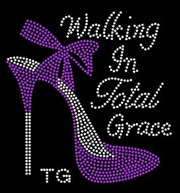 Uniflying Bling Crystal Round Motif Rhinestones Hot-Fix High-heeled Shoes with Rhinestone Transfer Design for T-shirts