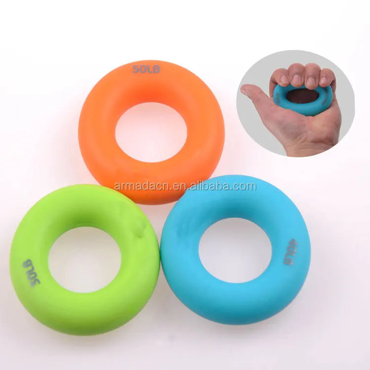 Wholesale Best Selling Inflatable Fitness Strength Training Rubber Grip 20-40KGS Hand Finger Palm Power Training Hand Gripper