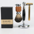 Durable High Class Zinc Alloy Shaving Double Edge Safety razor and Brush Holder
