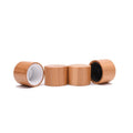Standard 18mm Glass Essential Oil Bottle Bamboo Screw Lids Bottle Caps  Closures