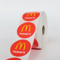 Custom Label Printing Cosmetic Bottle Sticker Roll Vinyl Waterproof Customized Packaging Label Sticker Printing