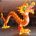 Outdoor Chinese New Year Decoration Custom Festival Lanterns Led Light Dragon Lanterns Supplier