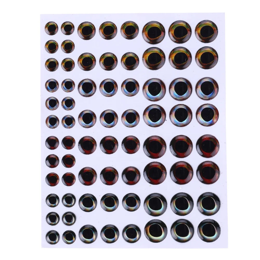 6mm 8mm 10mm Soft Jigging Lead Fishing Lure with 3D Fish Eyes PVC/Plastic Fishing Gear Accessories