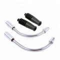 1 Sets MTB Mountain Bike Bicycle Accessories V Brake Noodles Cable Guide Bend Tube Pipe Plastic Sleeves Boots Protector Hose