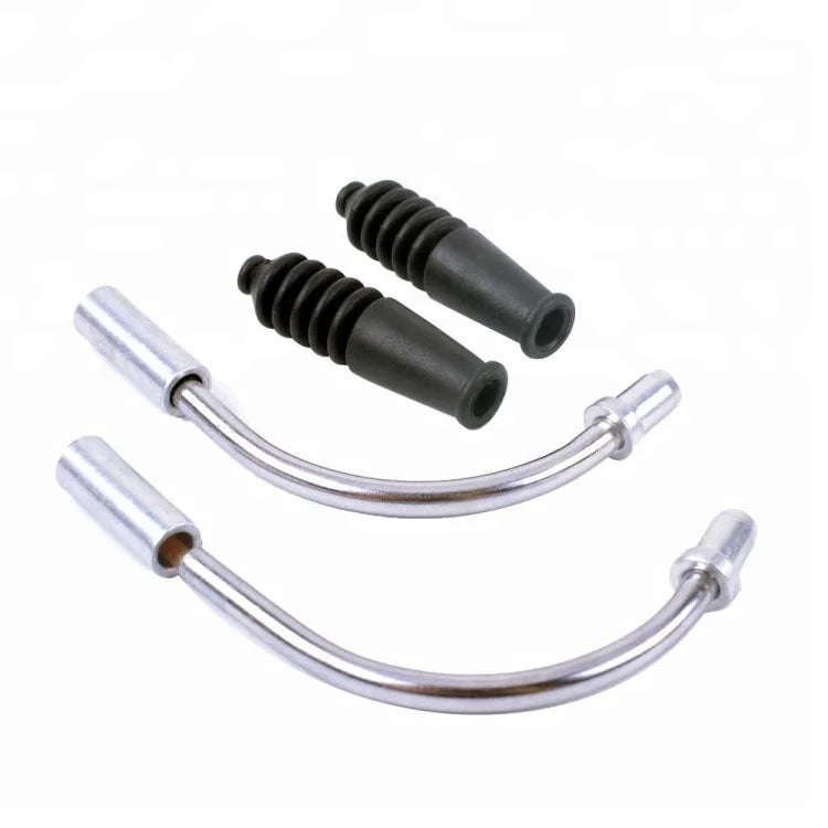 1 Sets MTB Mountain Bike Bicycle Accessories V Brake Noodles Cable Guide Bend Tube Pipe Plastic Sleeves Boots Protector Hose