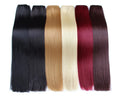 AliLeader Cheap Price 26 Colors Silky Straight Hairpiece Ponytail Synthetic Clip in Hair Extensions
