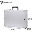 DPE018 480*360*150mm China Factory Silver Lockable Aluminum Carry case