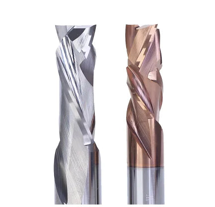 Weix Machine Cad Cam Lathe Sharpening 2 Flutes Compression Tungsten Carbide End Milling Cutter Wood Cnc Tools Bit for Cnc Router