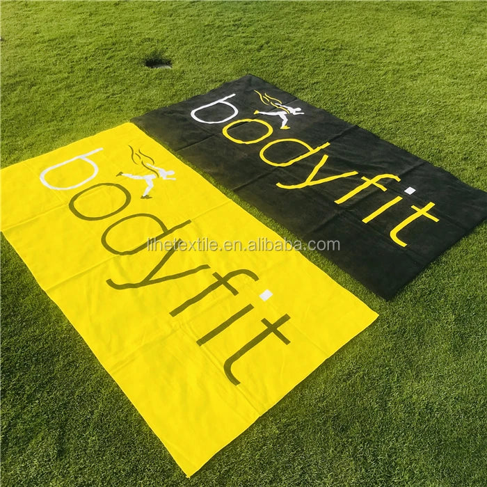 Luxury Jacquard Cotton Beach Towel with Custom Printed Logo-Summer Soft Absorbent Eco-Friendly