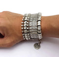 Bohemian Atalanta Bracelet Silver Golden Gypsy Statement Boho  Festival Turkish Jewelry Sinaya Tribal Ethnic Bracelet