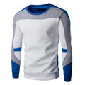 Spring Men Cotton Sweater Long Sleeve Casual Stitching Sweatshirt