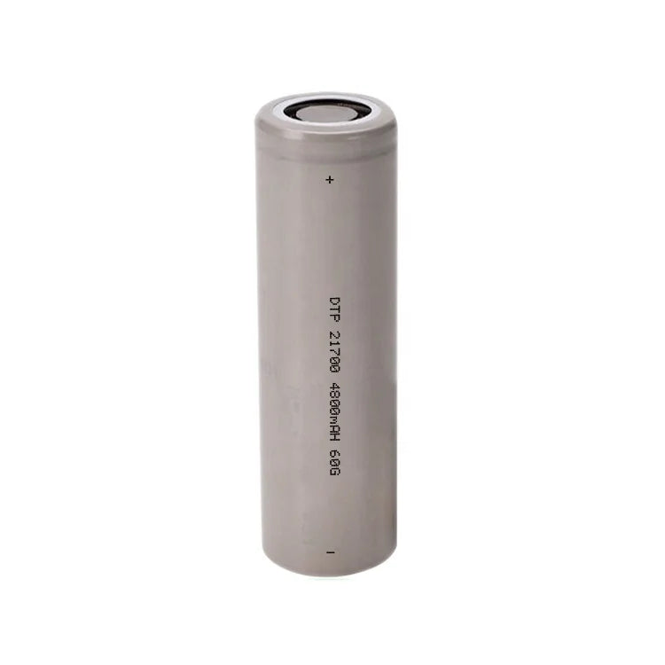 DTP Rechargeable Cylindrical Li Ion Cell 3.7v 4800mah 21700 4500mAh 5000mAh  Lithium Ion Battery