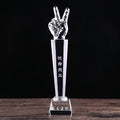 Personalized Custom Crystal Victory Trophy Crystal Music Voice Cup League Competition Award