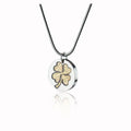 Stainless Steel Plate Children's Classic Gold Filled Flower Pendant with 38 Energy Powder