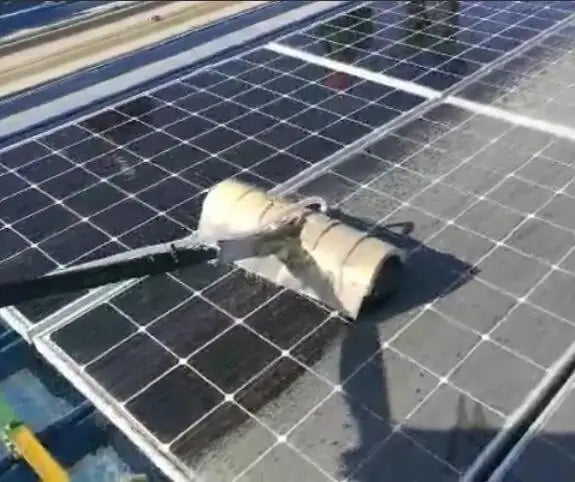 SOEASY C21-All Automatic Solar Panel Cleaning Machine & Kit with 200W Motor Motor-Driven+Manual Work
