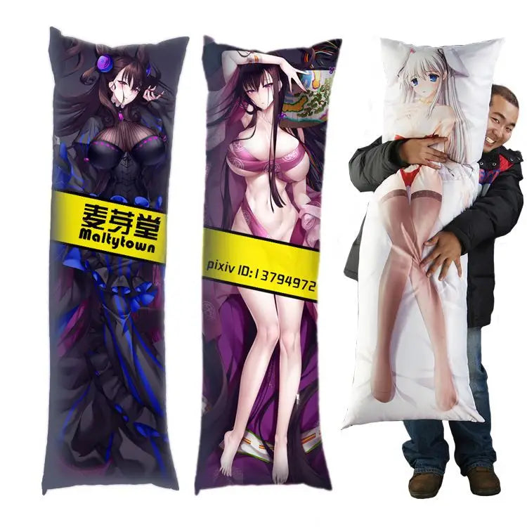 Anime Fategrand Order Hugging Body Pillow Case 100% Polyester 160cm*50cm Plain Printed Knitted Fashion Japan Design for Stitched