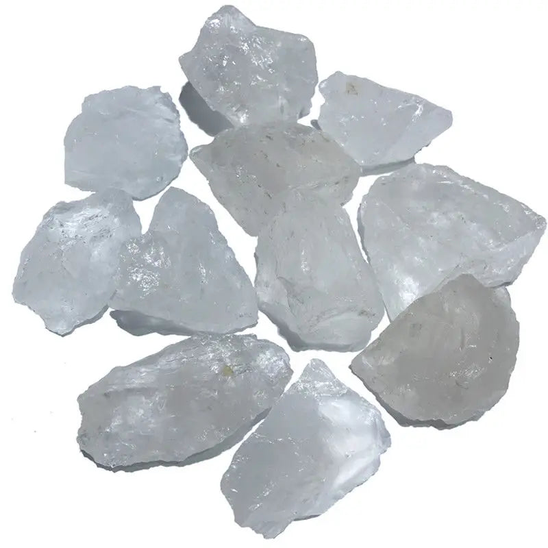 Wholesale Natural White Quartz Stacked Stone Raw Crystal Absolute White Quartz Original Stone for Decor